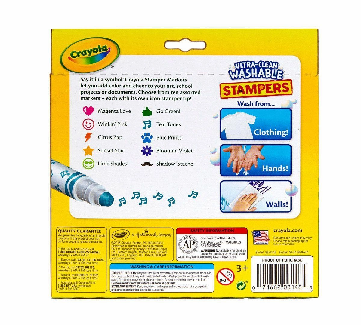 Crayola Ultra-Clean Washable Marker Stampers