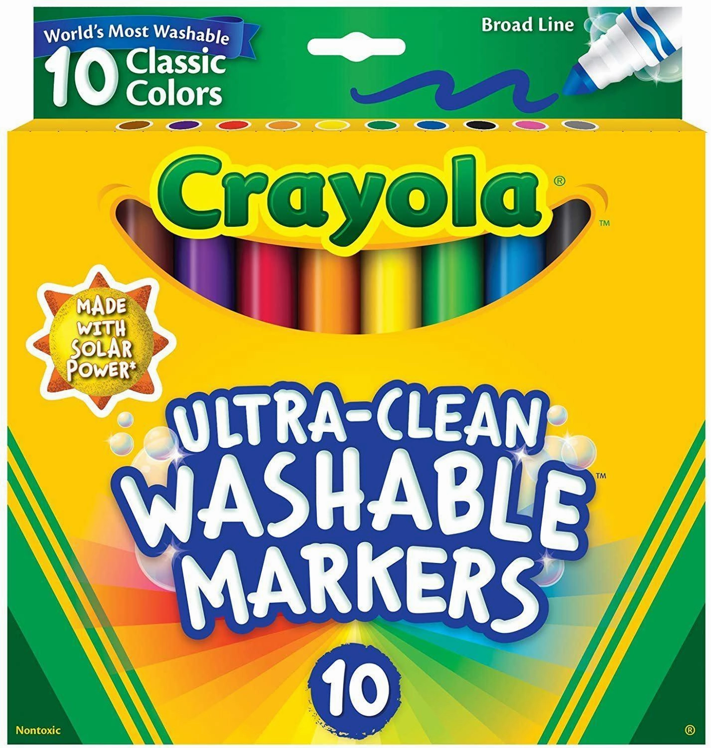 Crayola Ultra-Clean Washable Markers 10 pack