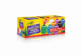 Crayola Washable Project Paint (Includes 10 Colours)