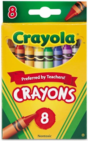Crayola Wax Crayons Pack of 8