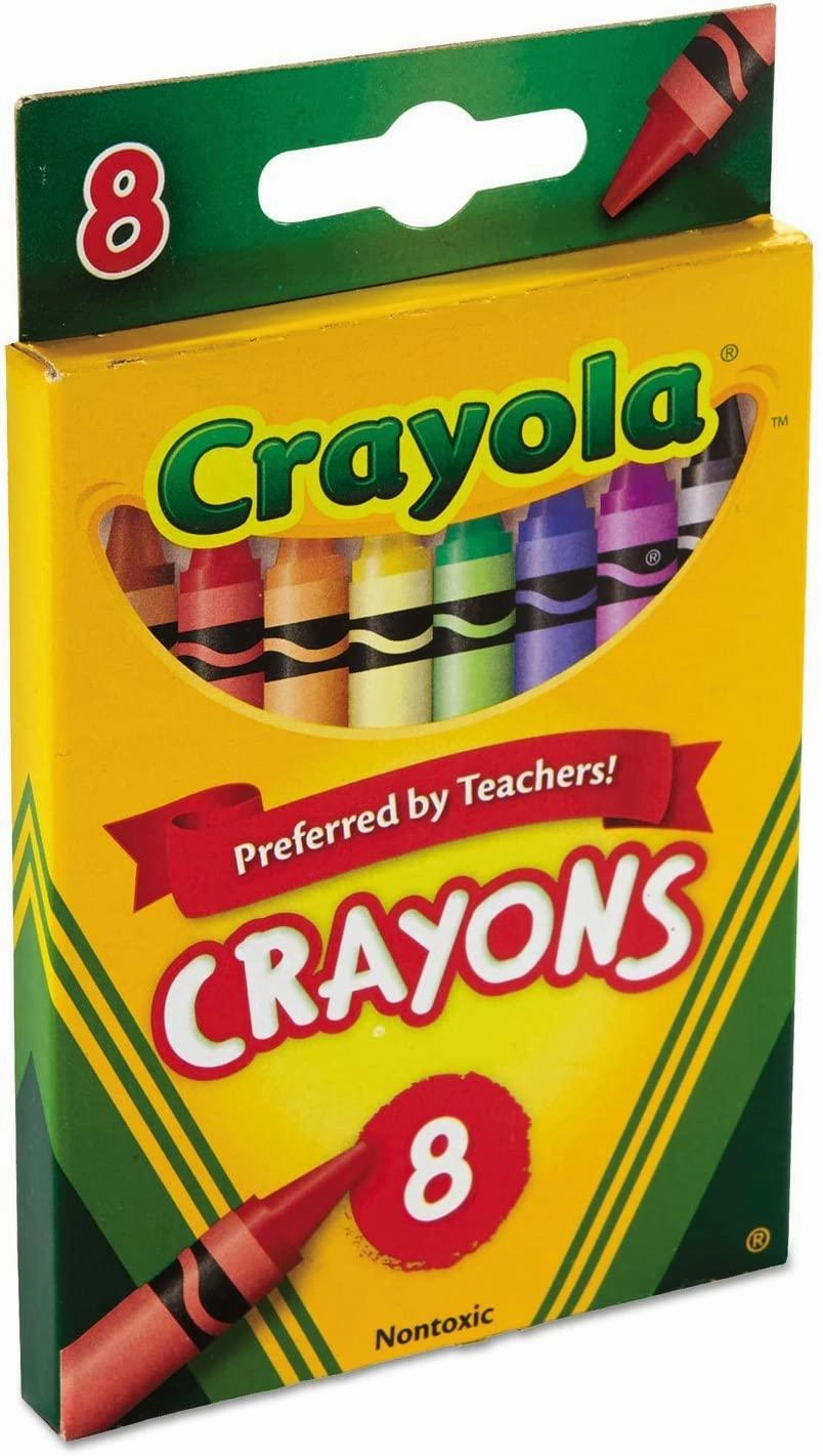 Crayola Wax Crayons Pack of 8