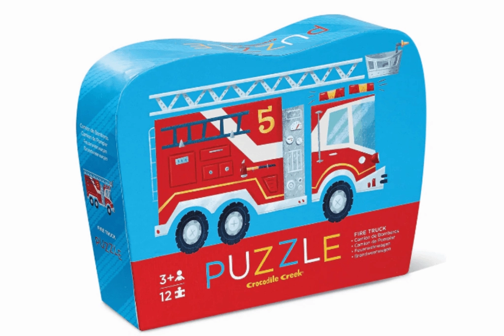 Crocodile Creek Mini Puzzle - Fire Truck