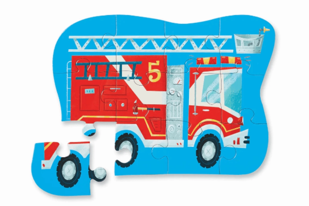 Crocodile Creek Mini Puzzle - Fire Truck