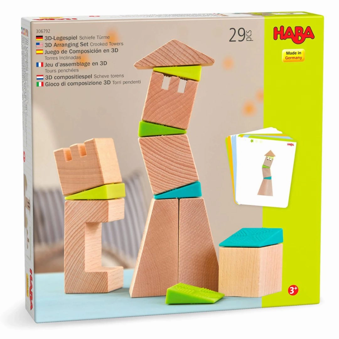 Crooked Tower Wooden Blocks