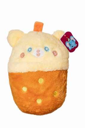 Cute Animal Milk Tea Cup Plush 21cm - Cream