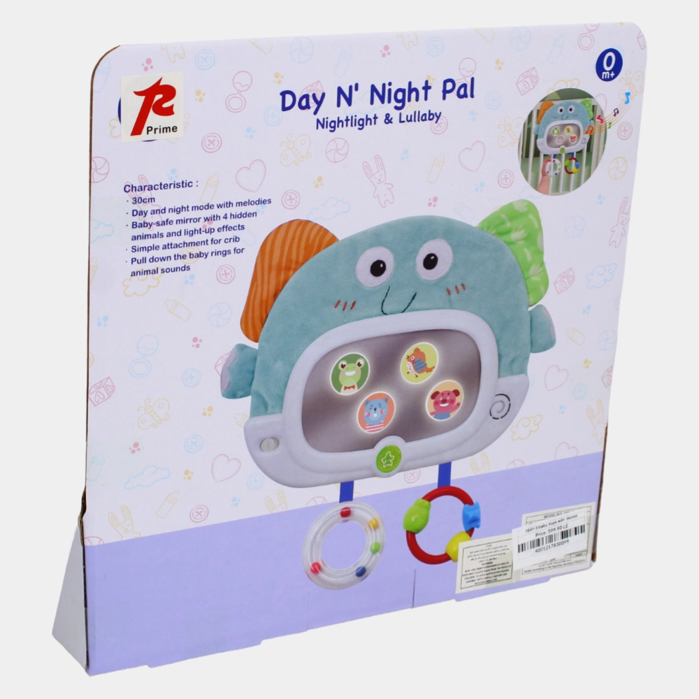 Day & Night Elephant Pal  A Soothing and Playful Companion