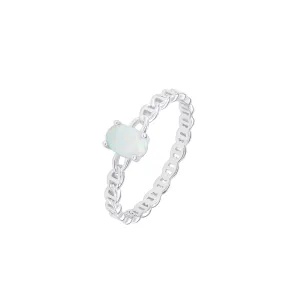 Dew Opal Open Link Ring 1601SO Dew Jewellery
