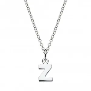 Dew Sterling Silver Dinky Z Initial Pendant 9092HPZ Dew Jewellery