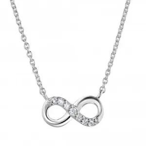 Dew Sterling Silver Infinity Cubic Zirconia 16 Necklet 9517CZ027 Dew Jewellery