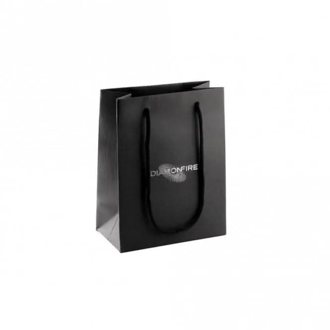 Diamonfire Silver White Zirconia Ring Necklace Earring Set Z1145 Diamonfire Jewellery