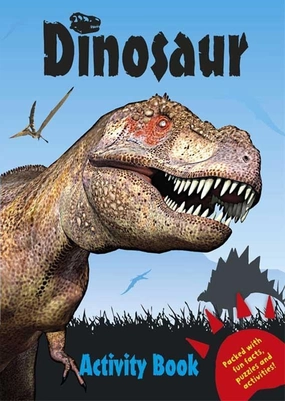 Dinosaur Activity Book - Blue