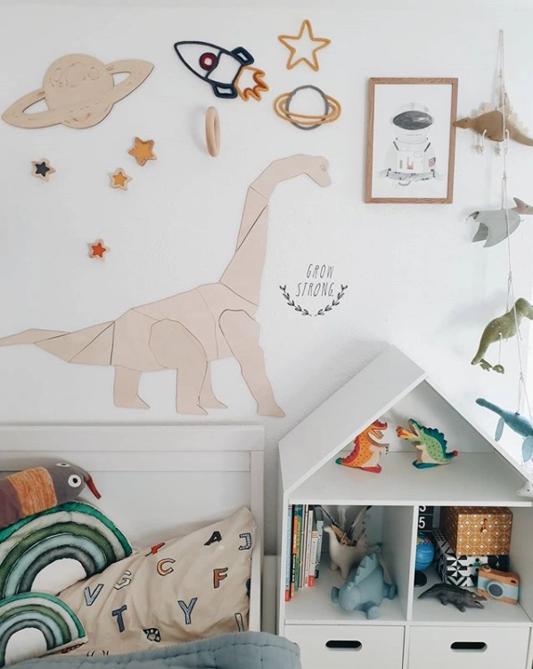 Diplodocus Dinosaur Wall Decoration Origami