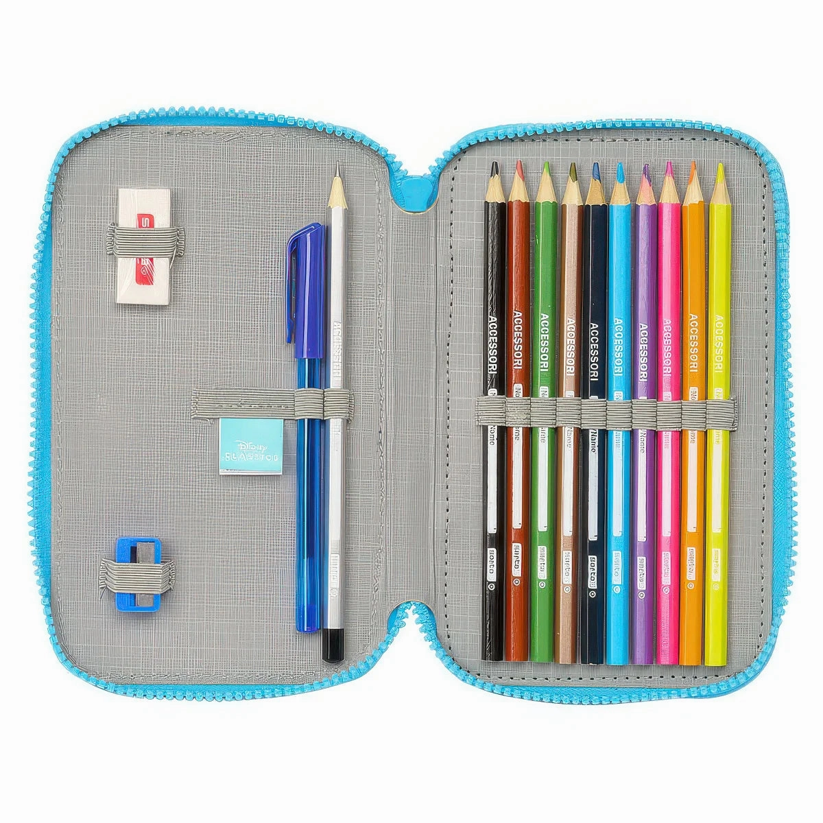 Disney Aloha Stitch Double Pencil Case 28pcs