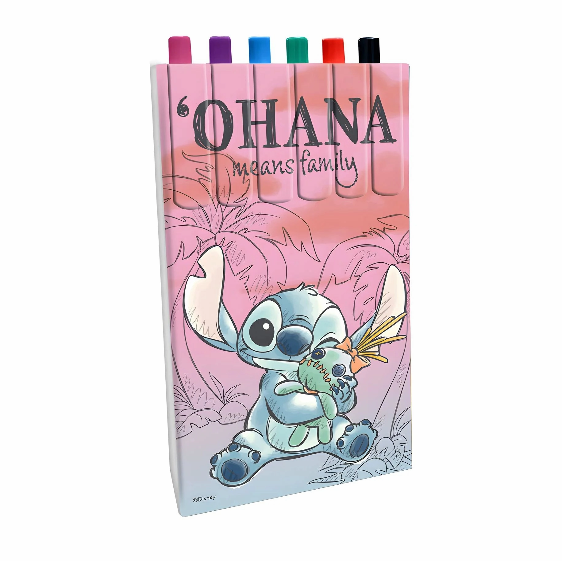Disney Lilo & Stitch Colored Pens - 6 pieces
