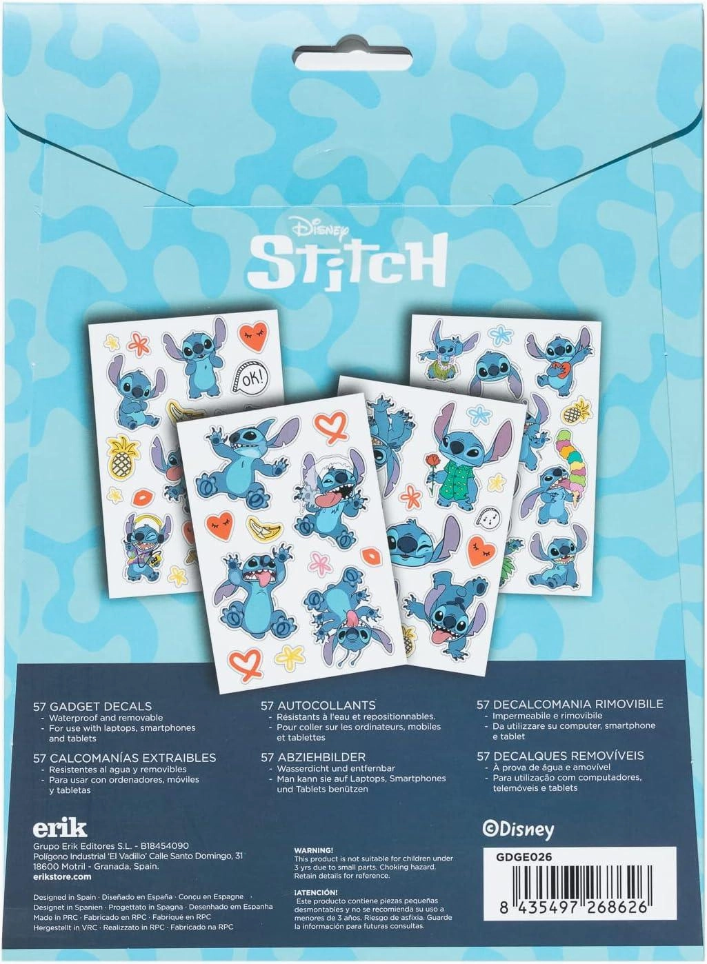 Disney Stitch Gadget Decals