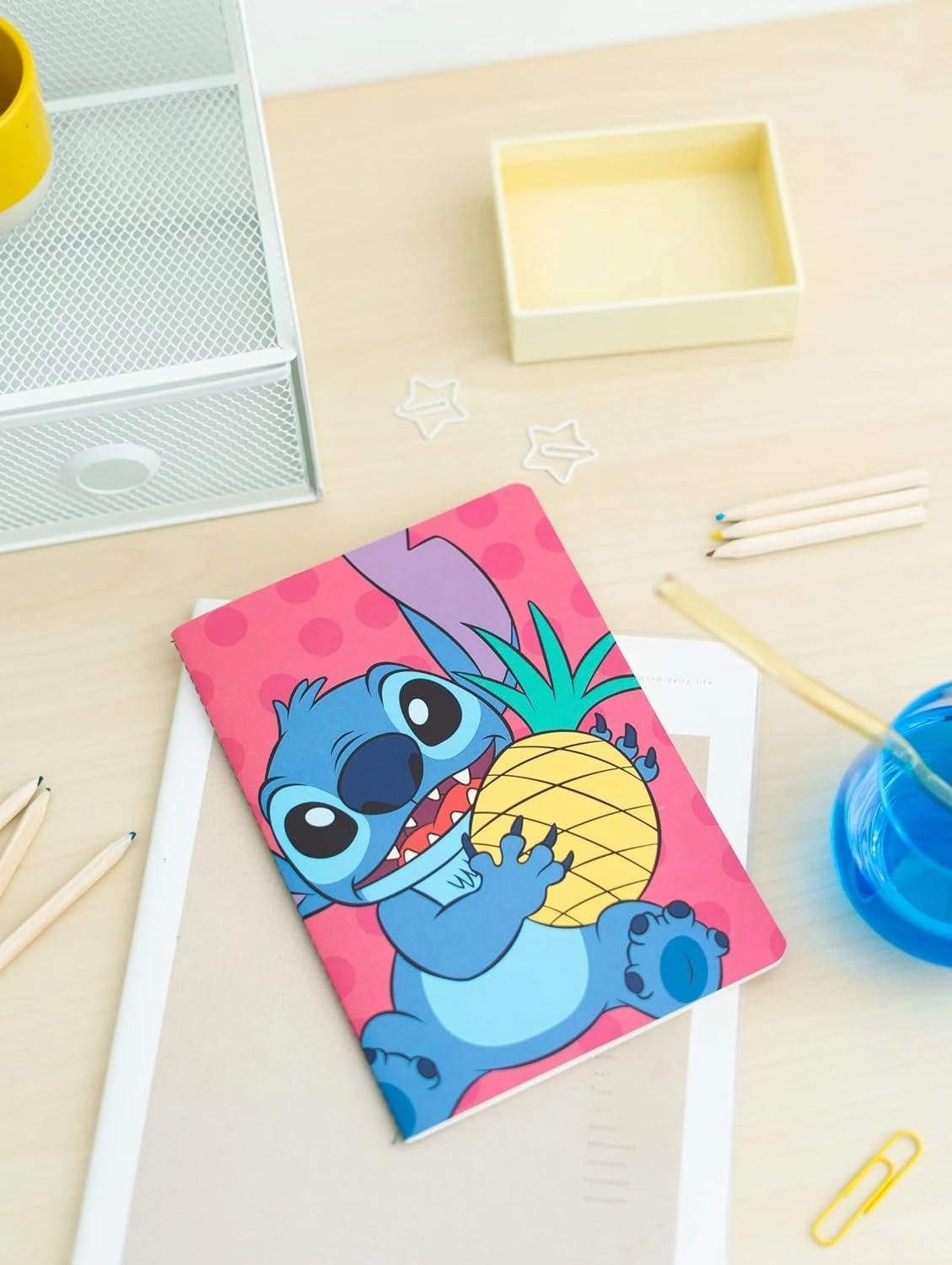 Disney Stitch Tropical Pack of 3 A5 Notebooks