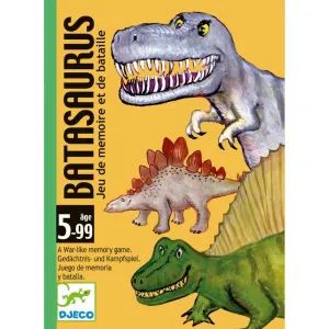 Djeco - Batasaurus Dinosaur Card Game