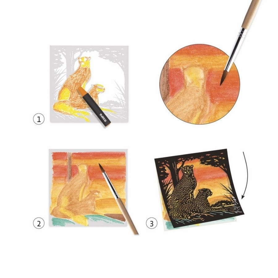 Djeco - Backlight Watercolour Workshop Art Set
