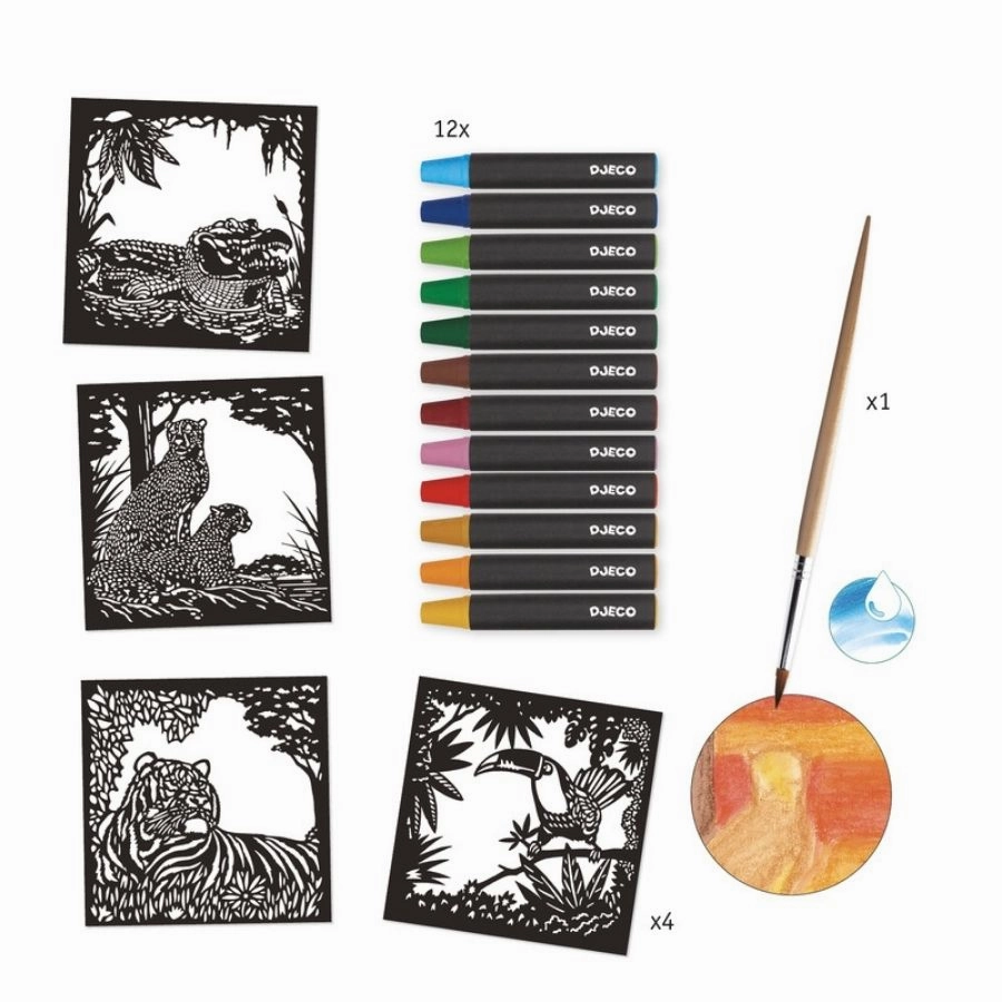 Djeco - Backlight Watercolour Workshop Art Set