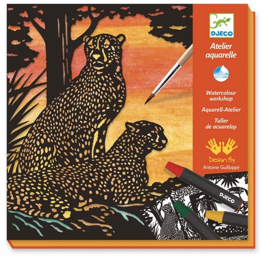 Djeco - Backlight Watercolour Workshop Art Set
