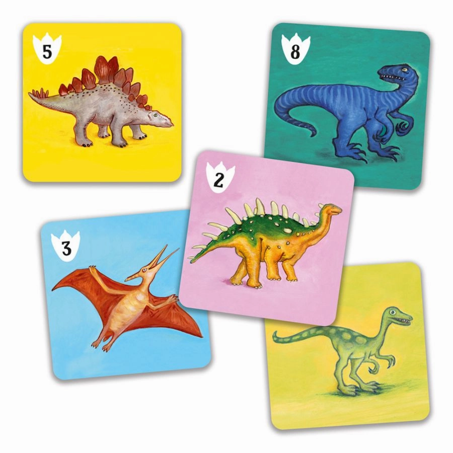 Djeco - Batasaurus Dinosaur Card Game