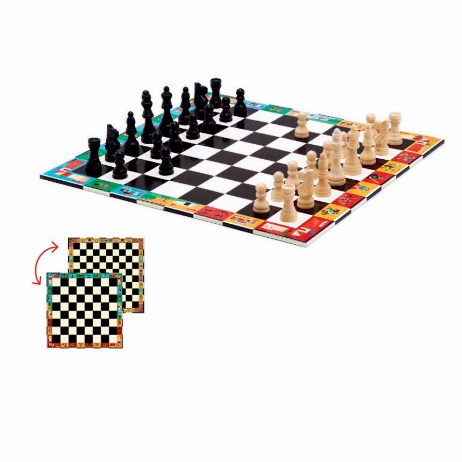 Djeco - Chess and Checkers Game