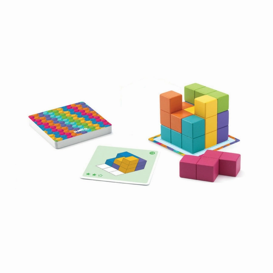 Djeco - Cubissimo Teaser Wooden Game