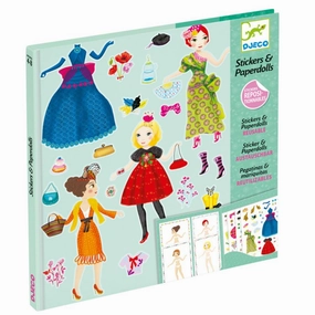 Djeco - Massive Fashion Stickers And Paper Dolls