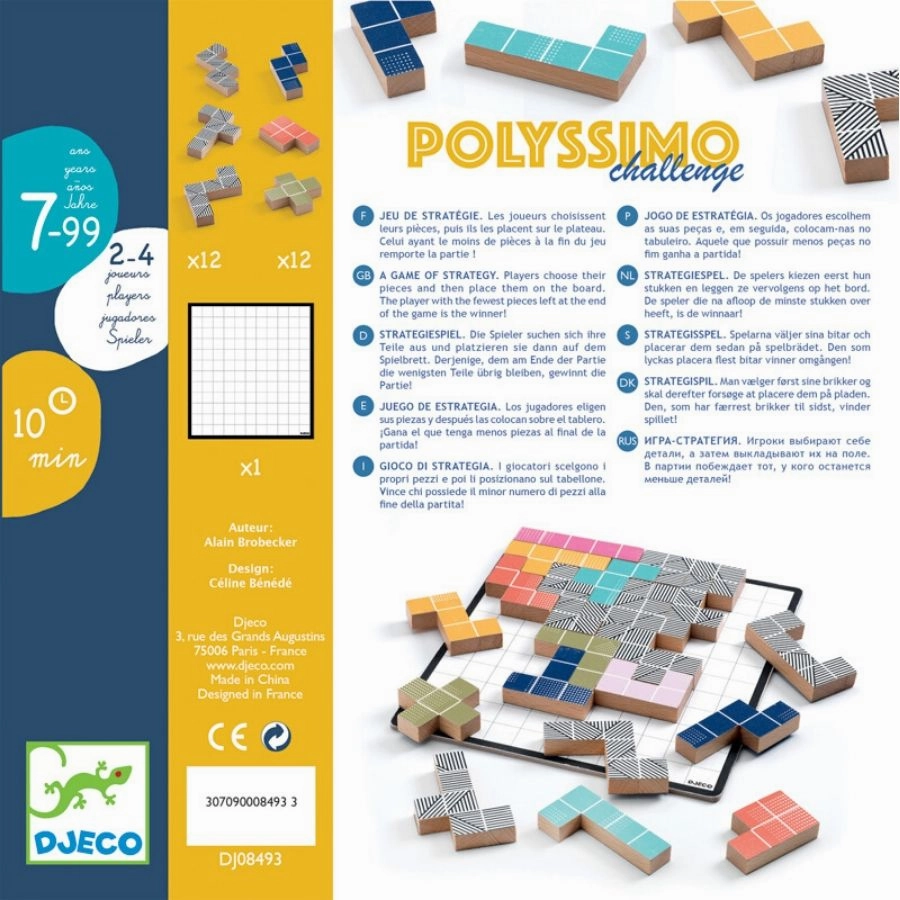 Djeco - Polyssimo Challenge Strategy Game