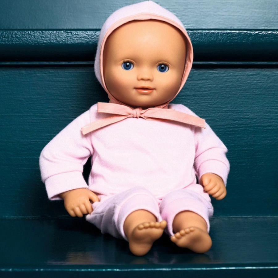 Djeco - Pomea Lila Rose Soft Body Doll 32cm | Machine Washable
