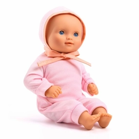 Djeco - Pomea Lila Rose Soft Body Doll 32cm | Machine Washable