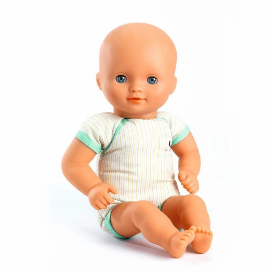 Djeco - Pomea Lila Rose Soft Body Doll 32cm | Machine Washable