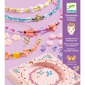 Djeco - Precious Headbands and Threading Craft Set