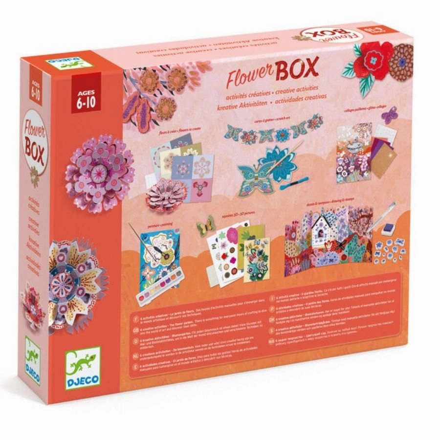 Djeco - The Flower Garden Multi Craft Box Set