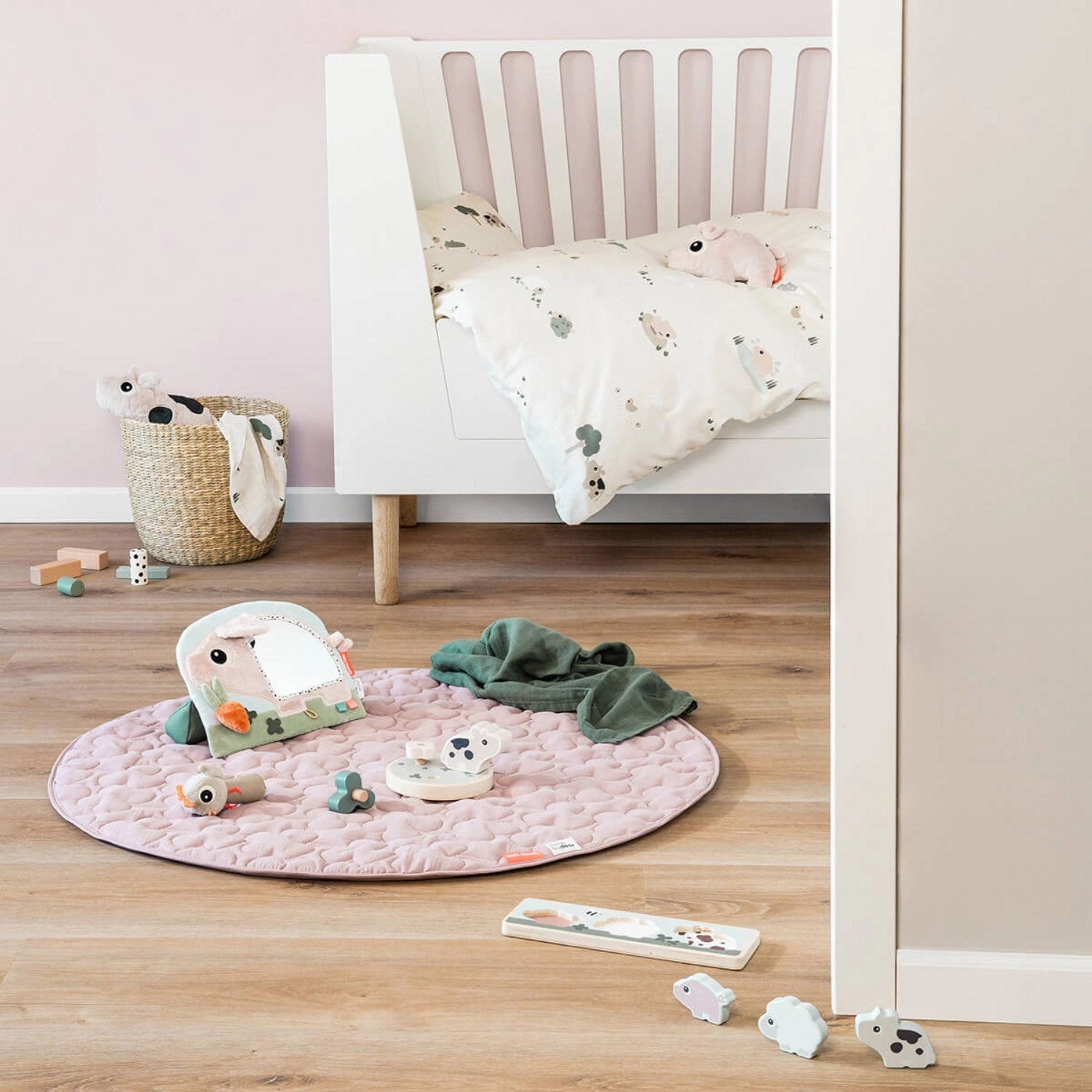 DonebyDeer Powder Activity Play Mat Tiny farm