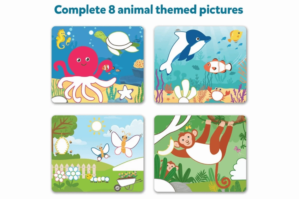 Dot it!: Wild, Farm & Underwater Animals