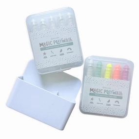 Dustless Chalk Crayons   Magnetic Holder Bundle for Magic Playwall