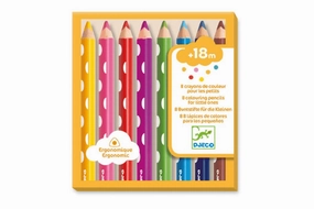 Easy-Grip Colouring Pencils (Set of 8)