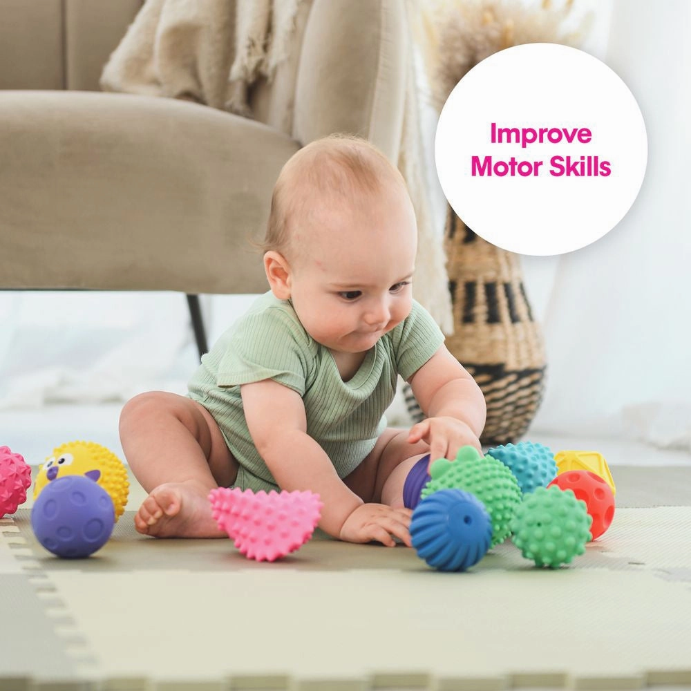 Edushape Sensory Mini Balls 12 Piece Set