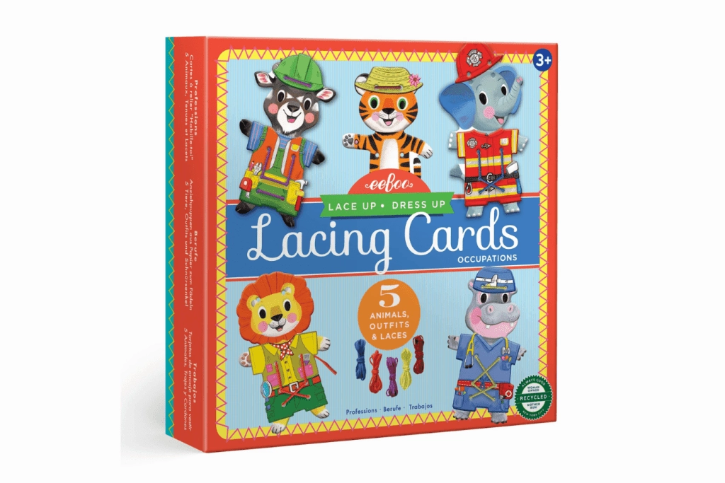 eeBoo Lacing Cards