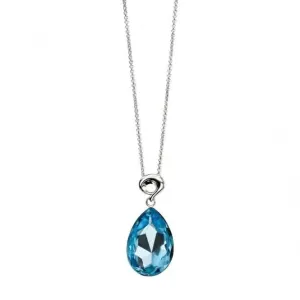 Elements Silver Aquamarine Swarovski Crystal Pendant With Fancy Bale P3215TZ364N192 Beginnings Jewellery