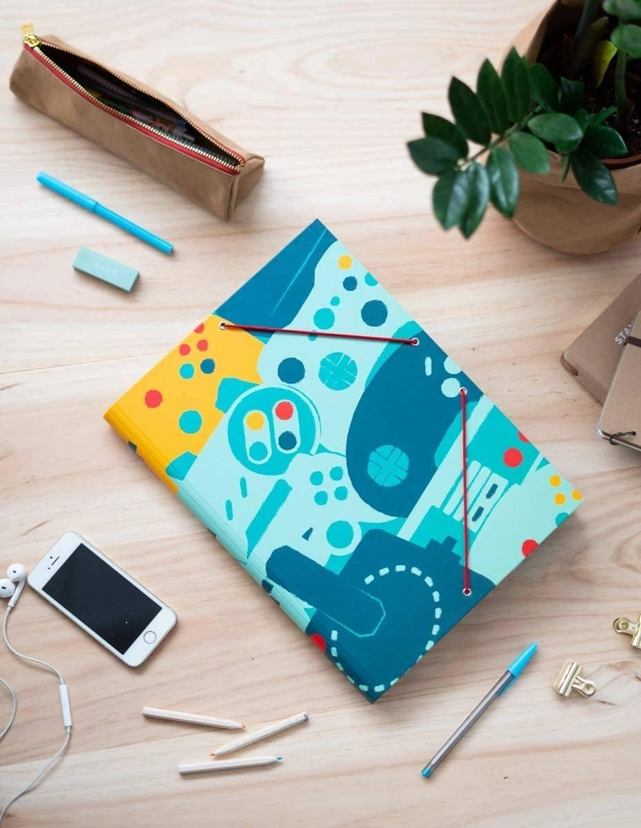 Erik Grupo Folder Elasticated A4 Gamer New Collection