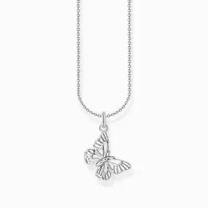 Essentials Sterling Silver Butterfly Necklace KE2223-001-21-L45V Thomas Sabo Necklaces
