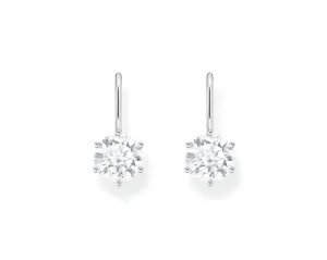 Essentials Sterling Silver White Zirconia Earrings H2287-051-14 Thomas Sabo Earrings