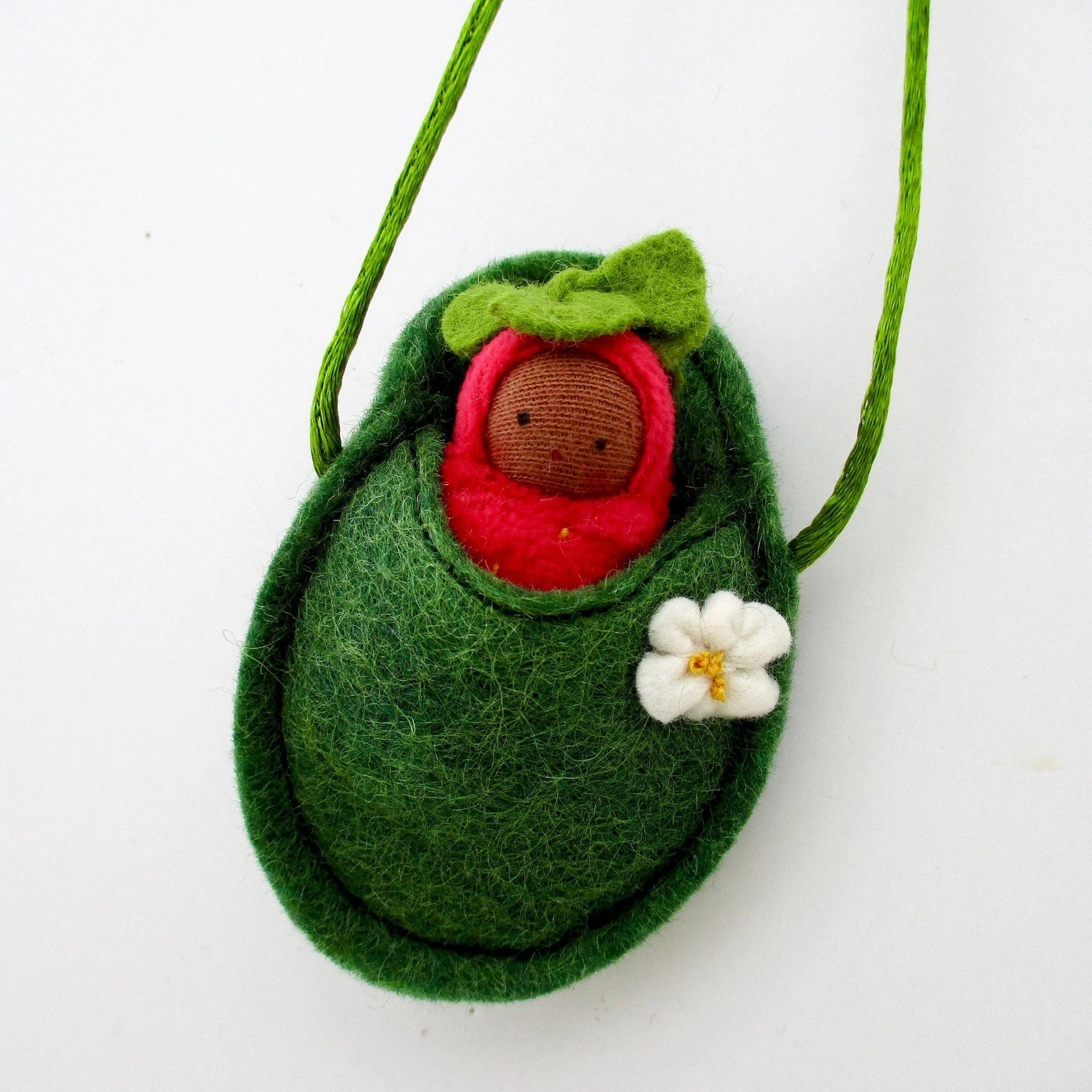 Fairyshadow Strawberry Baby Necklace, Green