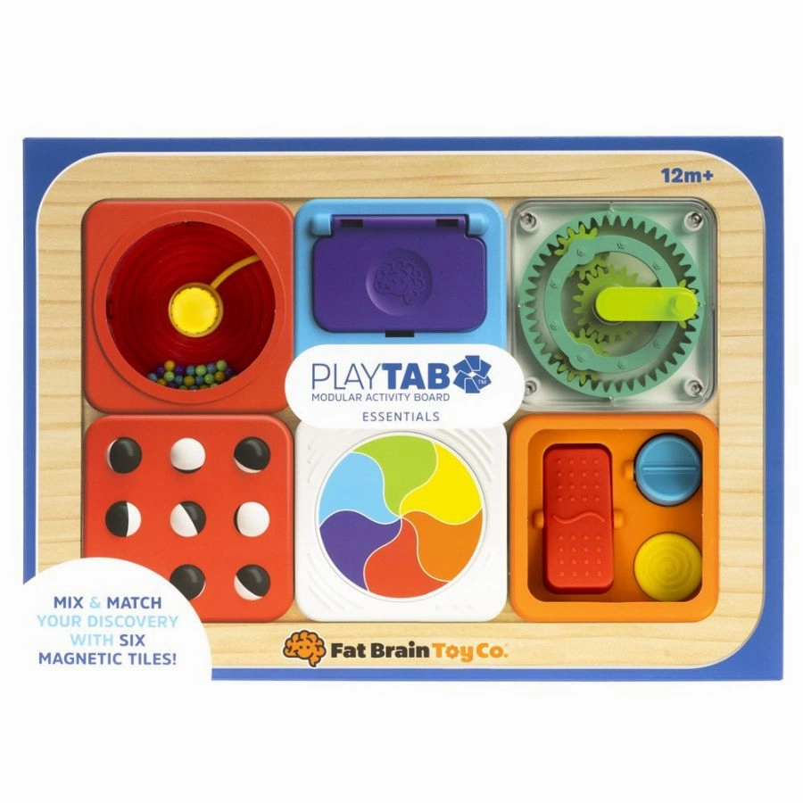 Fat Brain Toy Co - Playtab Essentials Modular Activity Board