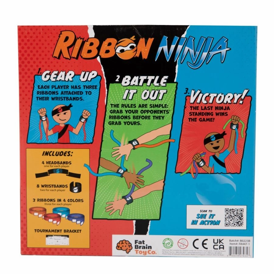 Fat Brain Toy Co - Ribbon Ninja Active Game