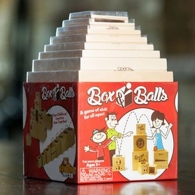 Fat Brain Toys - Box and Balls Stacking and Nesting Game