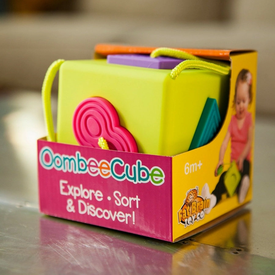 Fat Brain Toys Co - Oombee Shape Sorting Cube