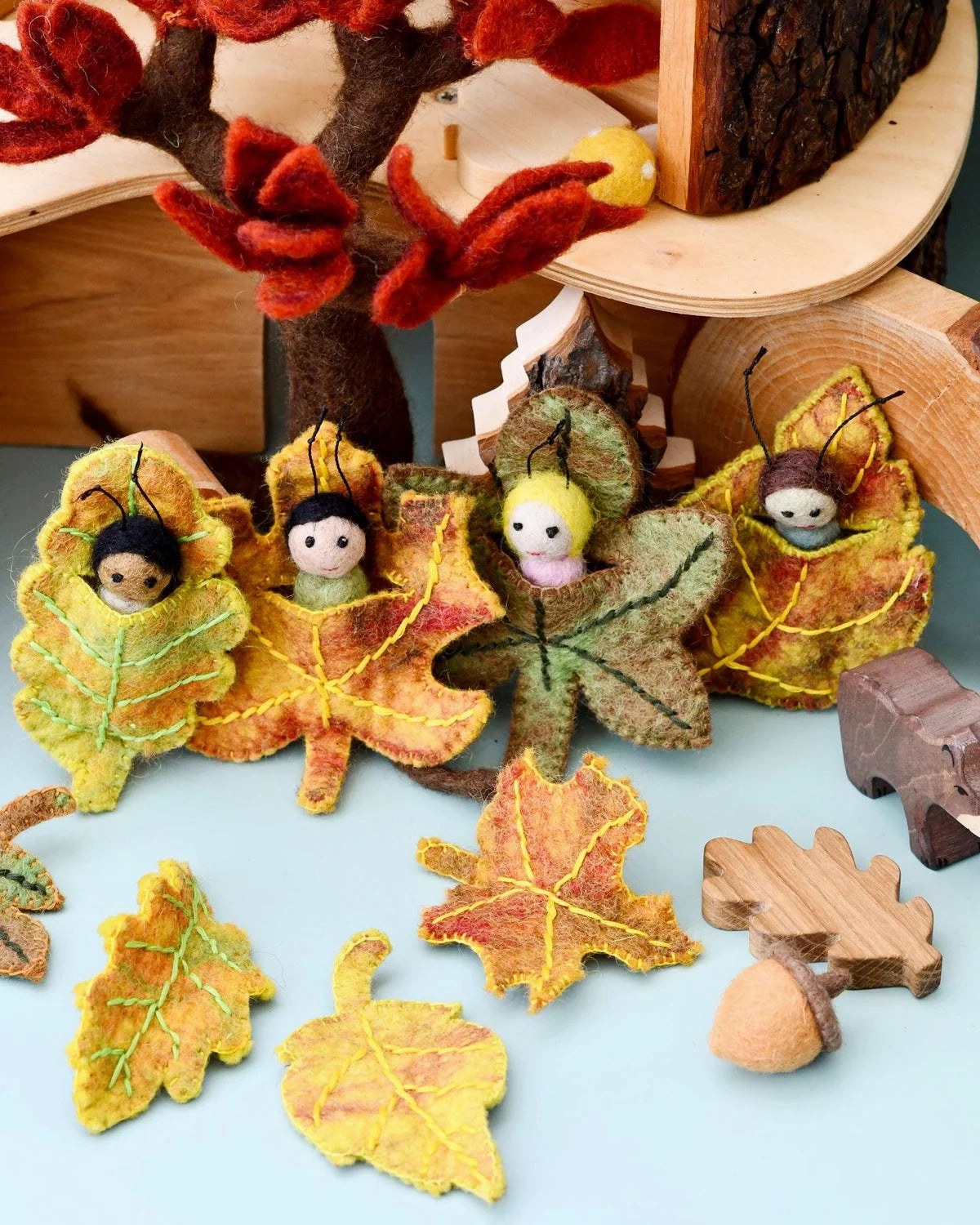 Felt Chestnut Leaf Baby